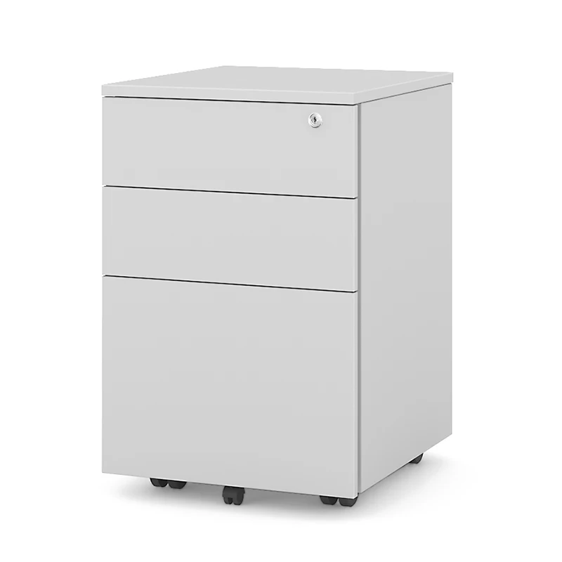 Modern White Black Filing Storage Document Steel Metal Aluminium Cabinet With Lock Office Cabinet For Furniture