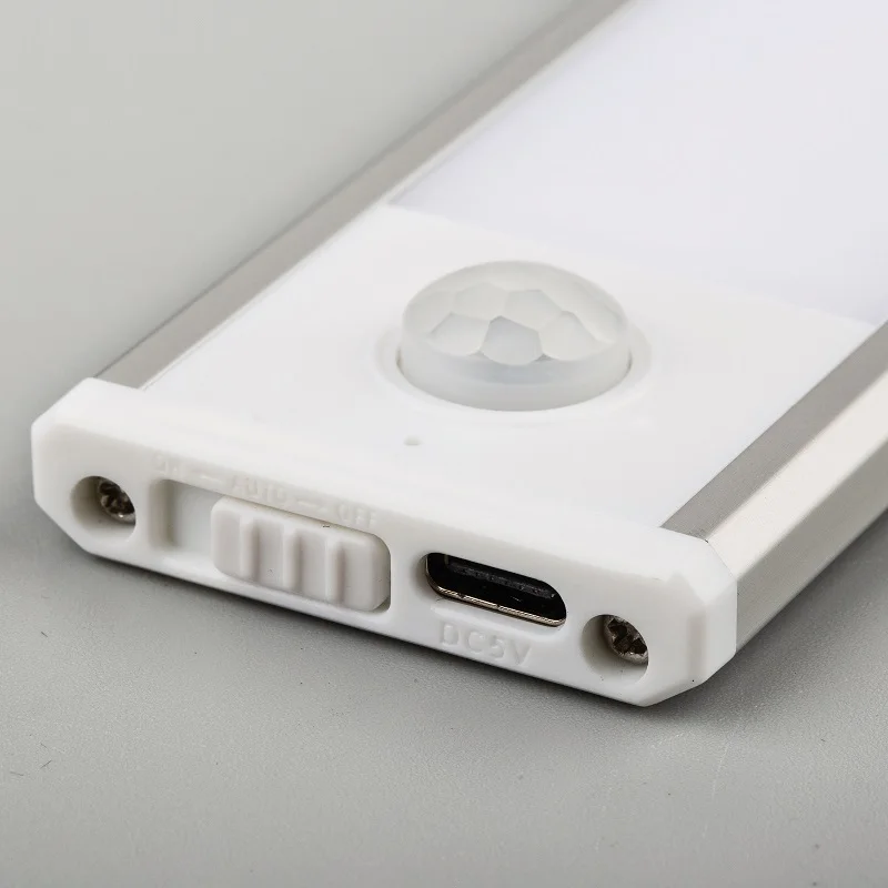 Беспроводной ночник с датчиком движения 39 светодиодов USB для шкафа кухни гардероба
