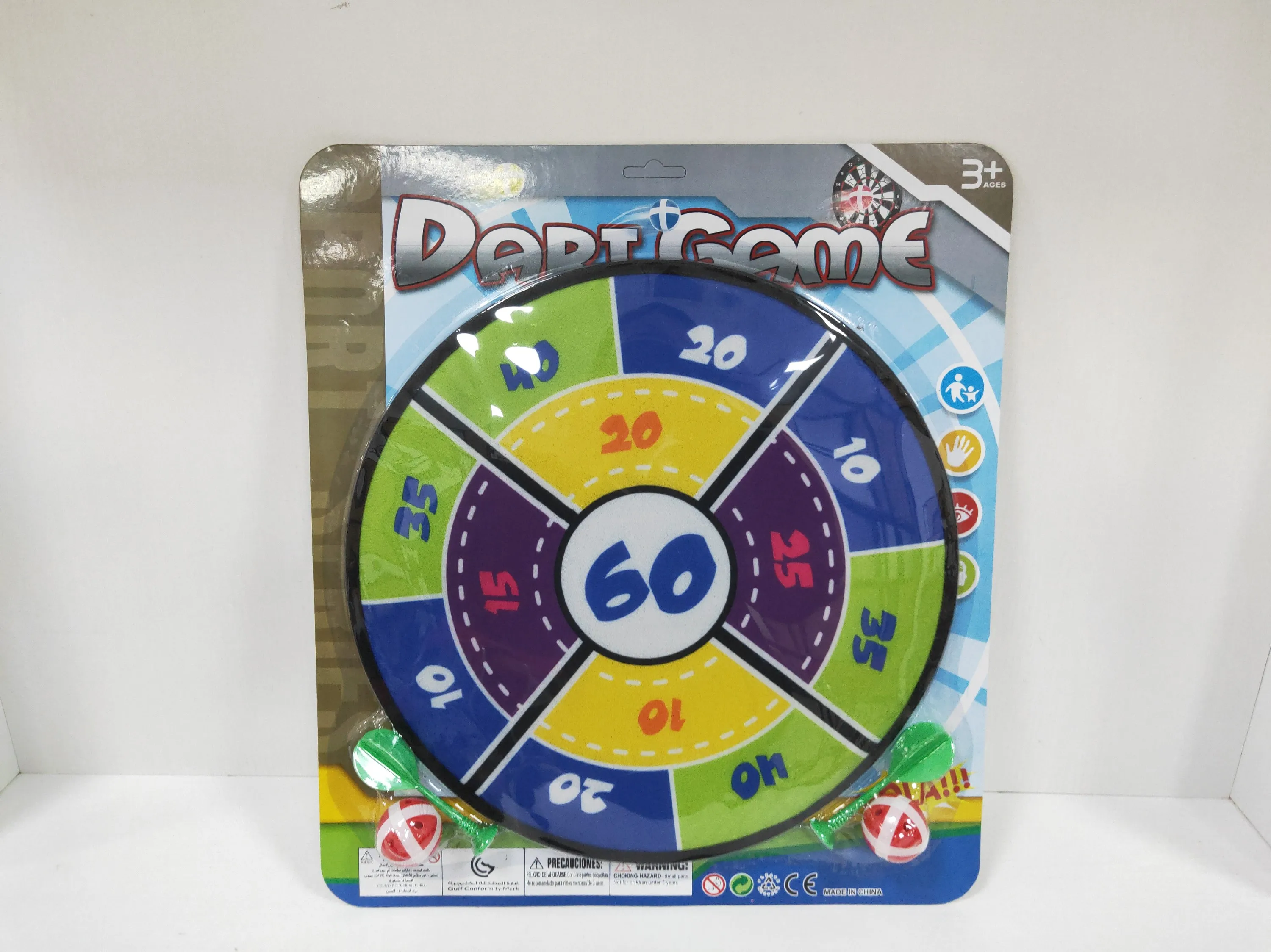 Customized 36cm Sport Toys Design Cloth Dartboards Kids Mini Board Game With Sticky Balls And Darts