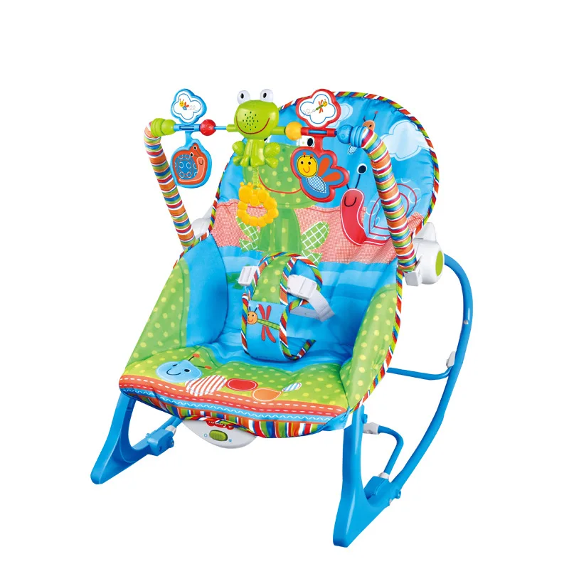 Wholesale Multifunction  Kid Toys Baby Comfortable Seat Rocking Chair Baby Rocker With Vibration And Music For Kids Gift