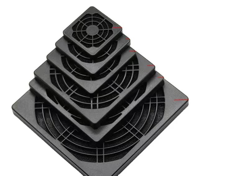Square Waterproof air filter cover for axial fan