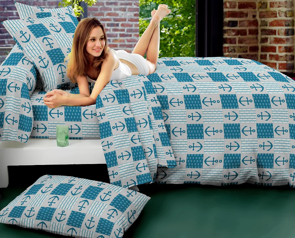 100% Polyester Textile Material Microfiber Flower Pigment Disperse Printed Bed Sheet Fabric in Rolls