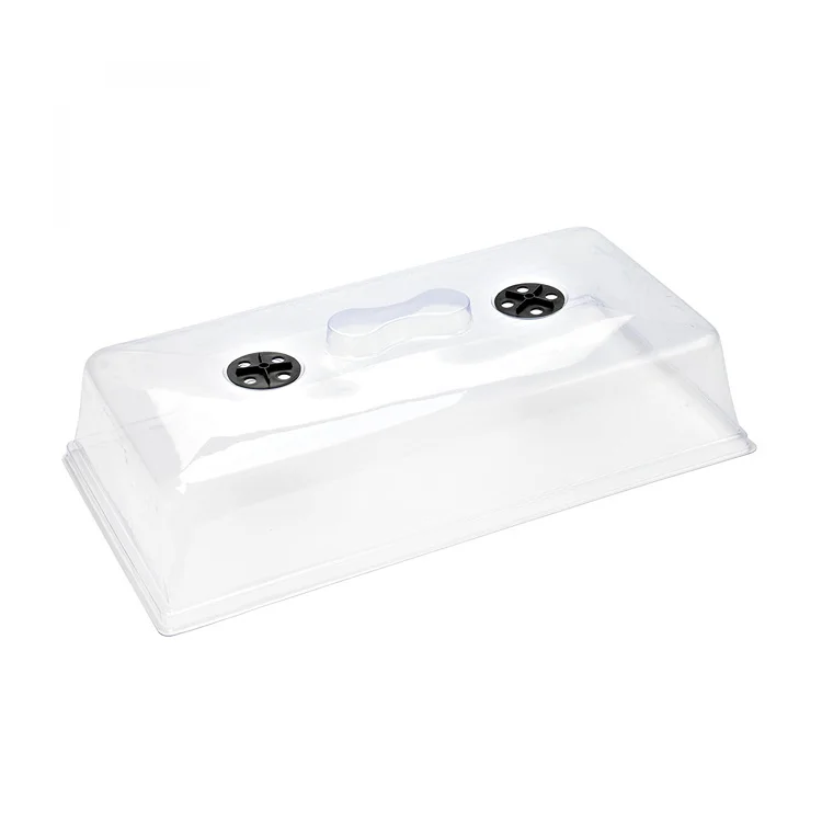 
Greenhouse Plastic Nursery Tray Cover Transparent High Dome Seed Propagator Vented Progation Dome Horticulture Humidity Dome 