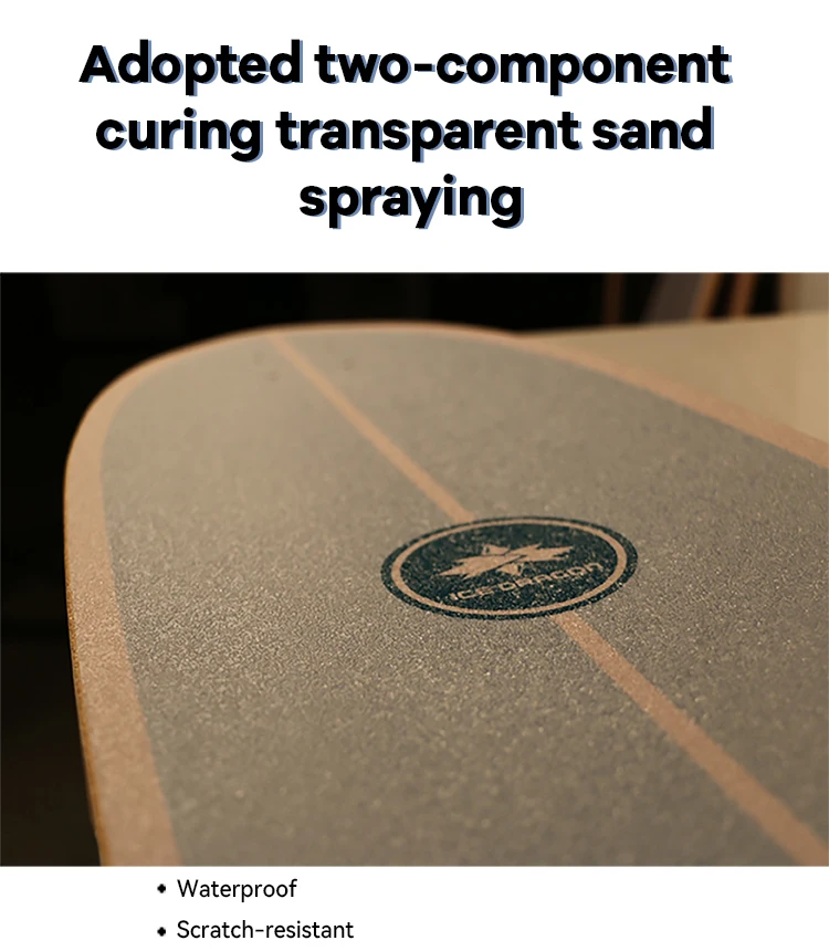 RTS High Quality 100% Canadian Hard Rock Maple Surf Skateboard With S7 Surfskate Truck