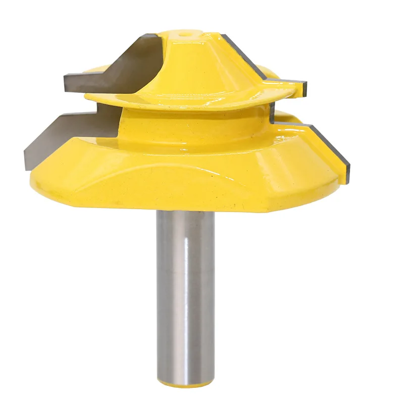 Alpha 1/2*2-3/4 45 Degree Lock Miter Router Bit Woodwork Tenon Cutter Milling Cutter Woodworking Tool