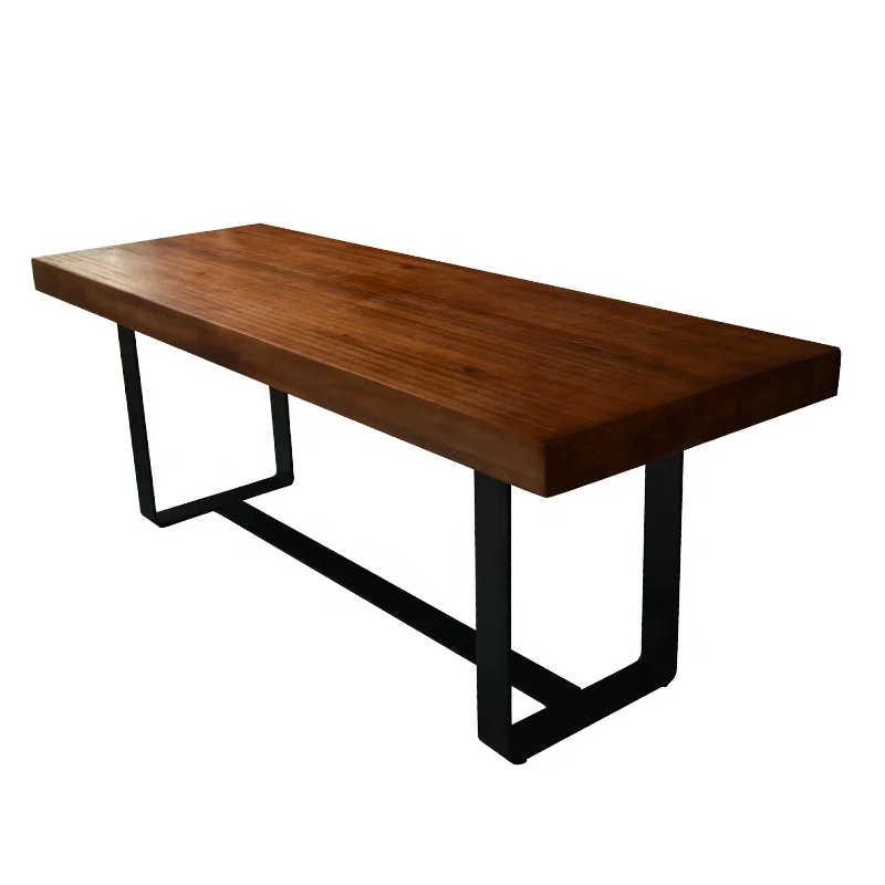 Foshan furniture custom vintage wooden big size dining table