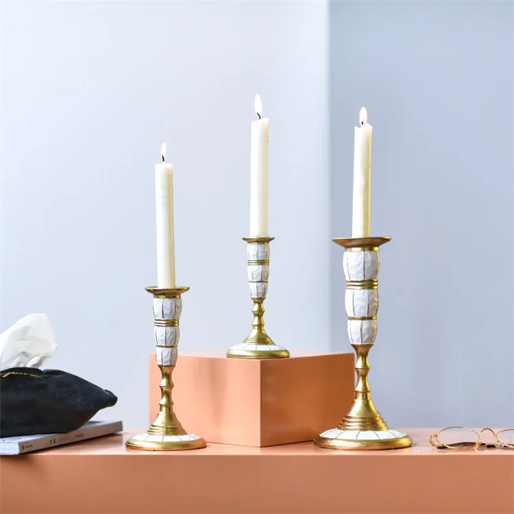
Creative Simple Nordic High-End Home Candle Holder Jewelry Table Setting Decoration 