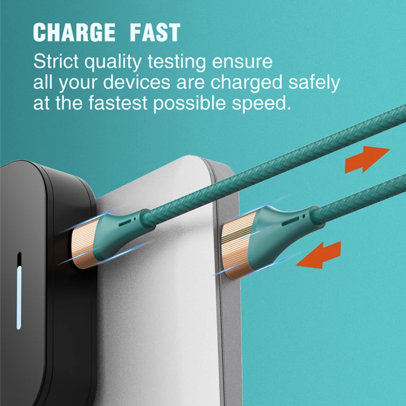 Wholesale Price USB C Cable 2m LDNIO LS632 Type C Cables Fast Charging 30W Mobile Charger Wire Custom USB Cable