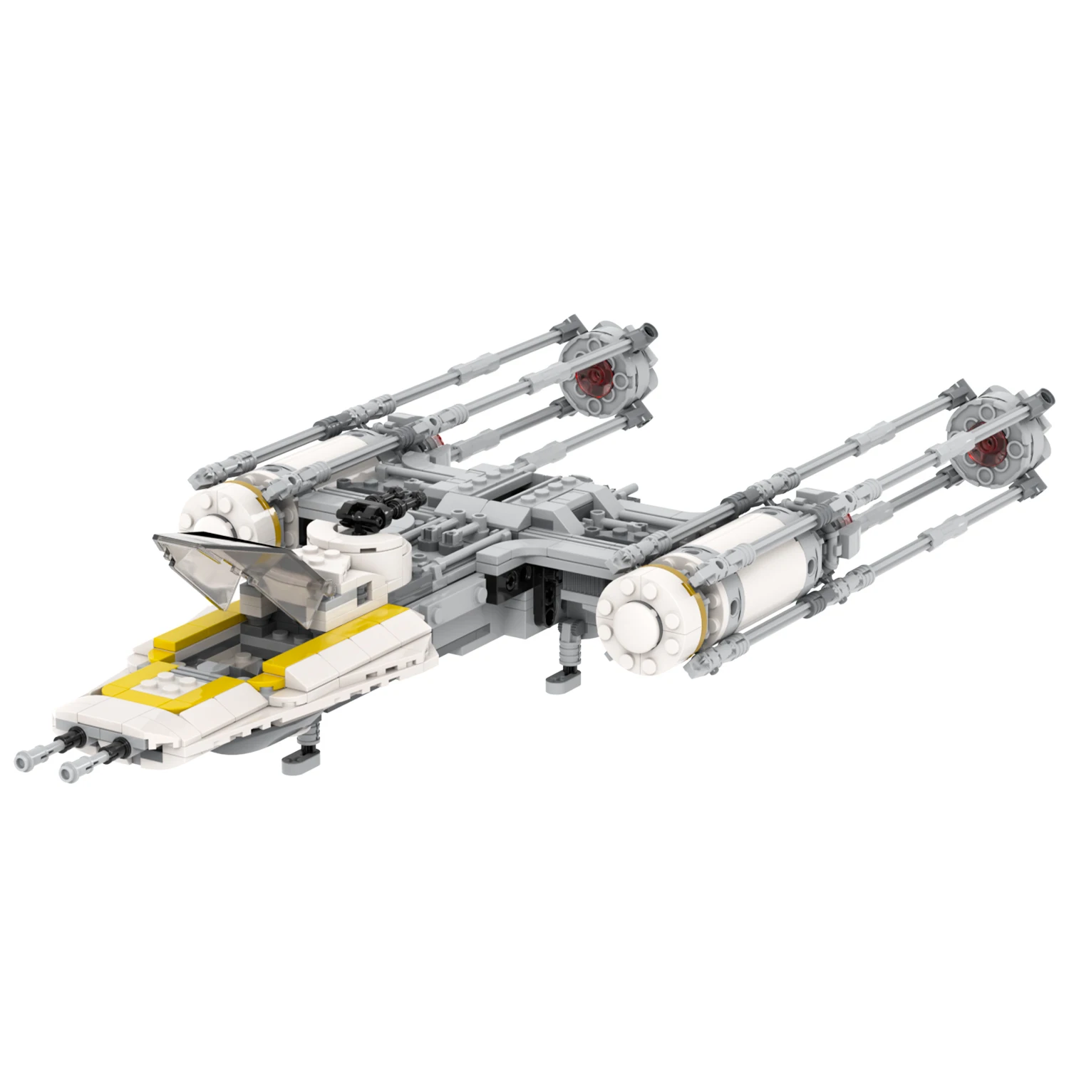MOC2160 Space War SW Y-Wing Starfighter Model Plastic Diy Building Block Sets Puzzle Kids Toys 609Pcs