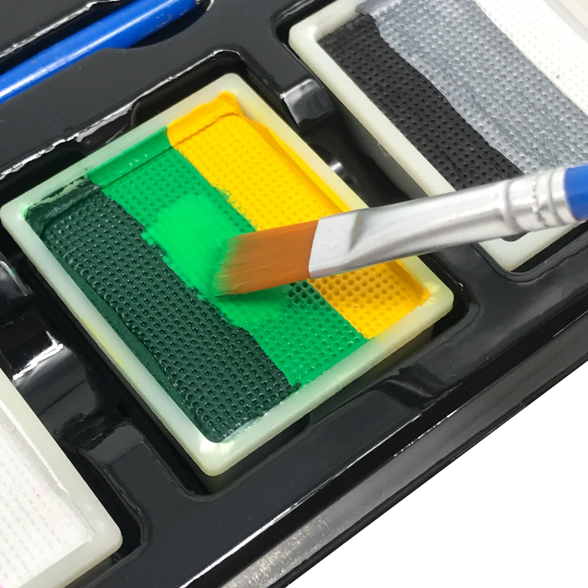 Rainbow Face Paint Set Stencil makeup kid stencil tattoo body art water based multi colors face painting Palette