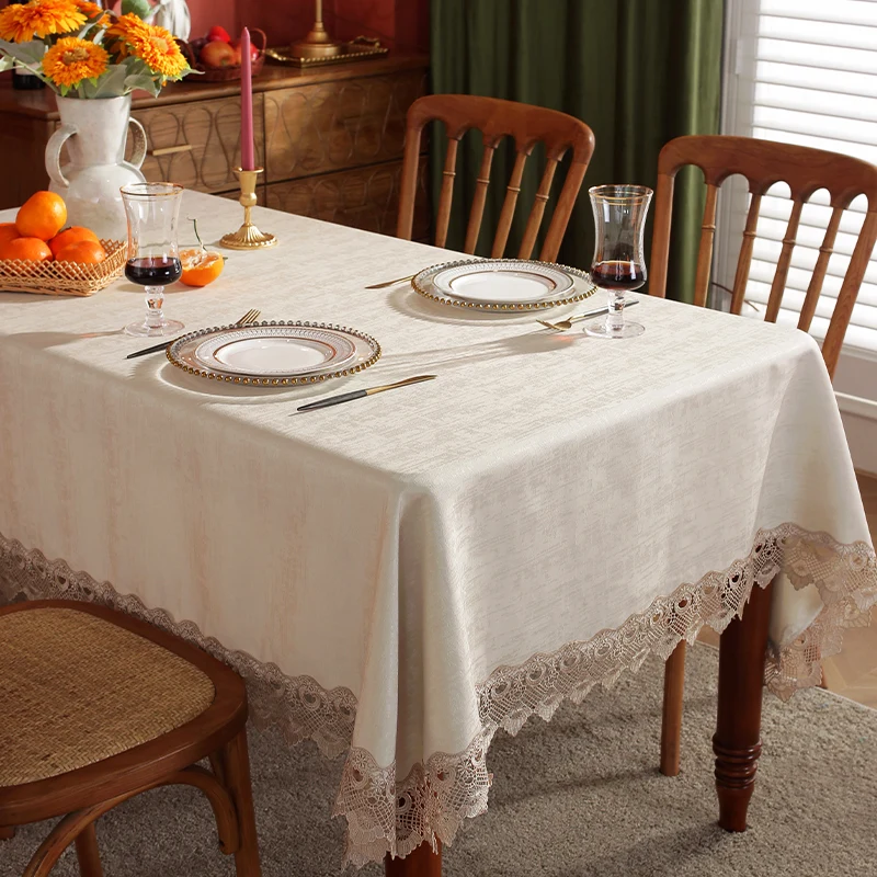 Ex factory price 7-color wholesale solid color light luxury tablecloth waterproof and oil proof high-precision tablecloth