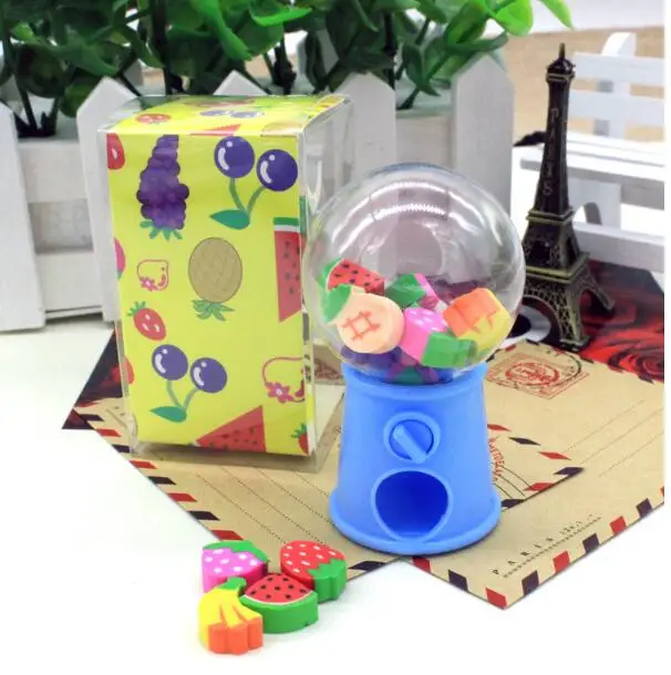 2019 new design Candy Toys Extruded Animal Eraser Innovative Products