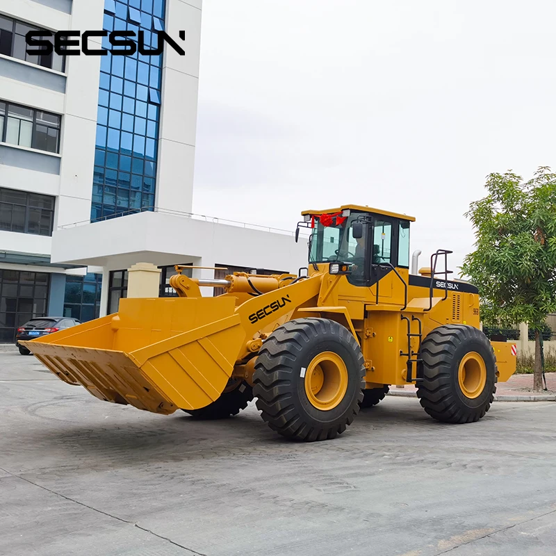 Construction Machinery Heavy Diesel wheeled loaders 5 Ton 6 ton Front End wheel loader