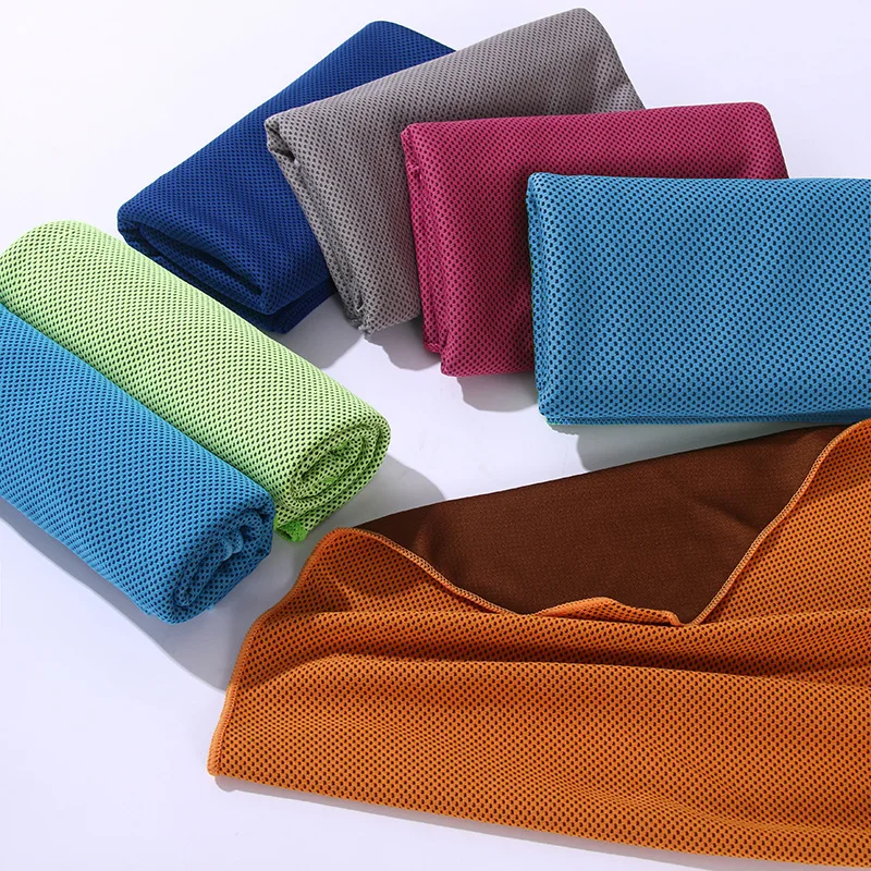 Wholesale Portable Microfiber Outdoor Sports Sweat Towel Thickened Double-Sided Absorbent Quick Drying Sport Towel