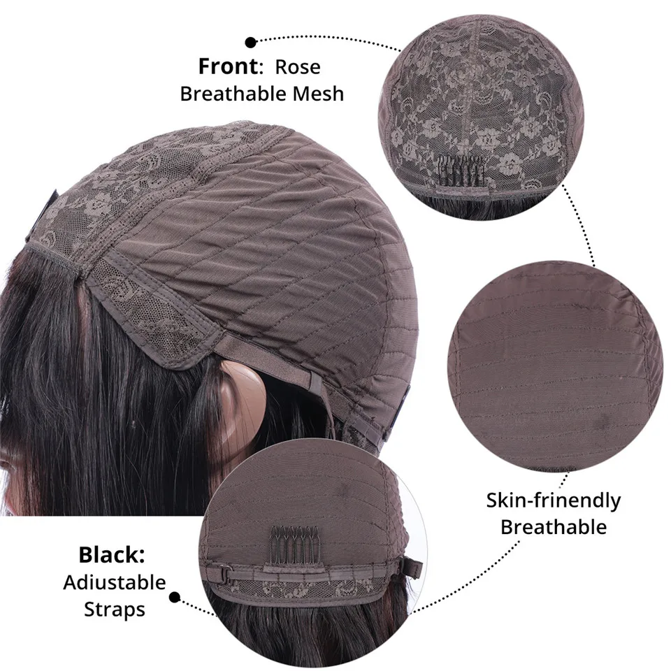 Wholesale Virgin Remy Human Hair Wigs  Brazilian Hair Wigs For Black Women Short Bob Straight Frontal Lace Wig 8-16Inch