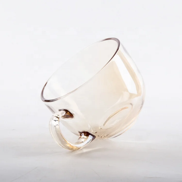 
Large capacity amber breakfast cup Oatmeal Milk Cup 