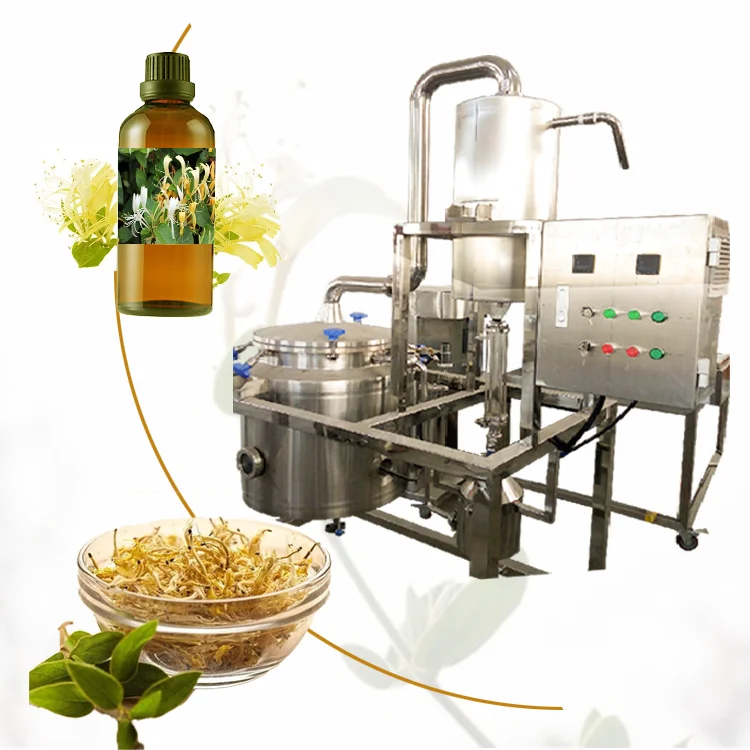 Steam distillation osmanthus lavender gum arabic essential oil extraction machine