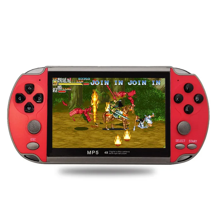 Best Quality X7 Plus Handheld Game Console support add new games