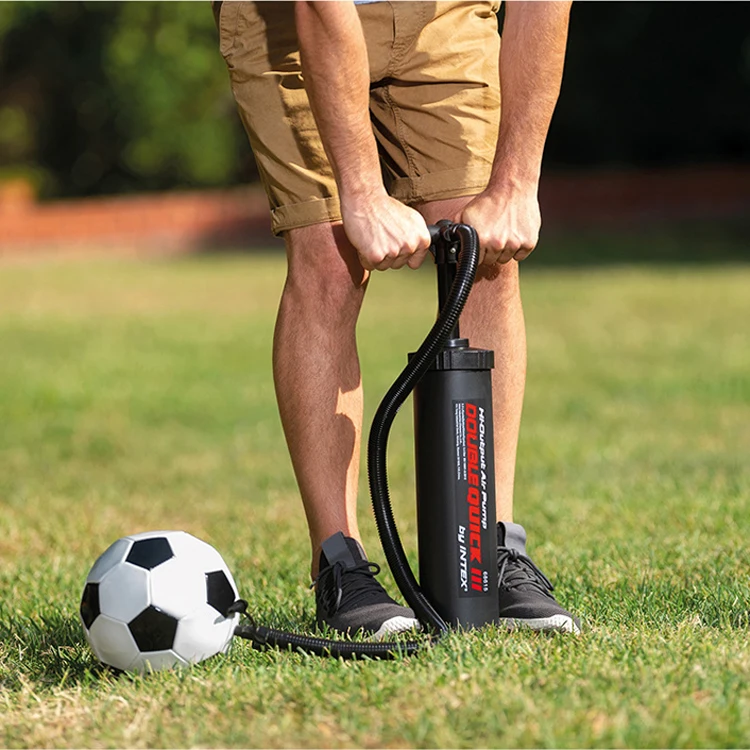 Small Inflator Intex Double Quick Hand Air Tube Pump for Swimming Pool Use Efficient and Convenient Handheld Inflatable