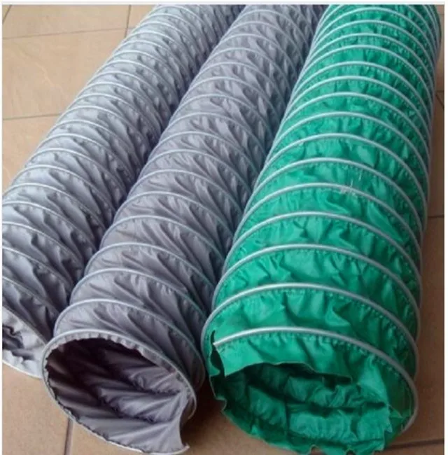 Top Quality Flexible Duct Spirea Junction PVC Flexible Duct Mining Tunnel Collapsible Ventilation Air Duct Hose