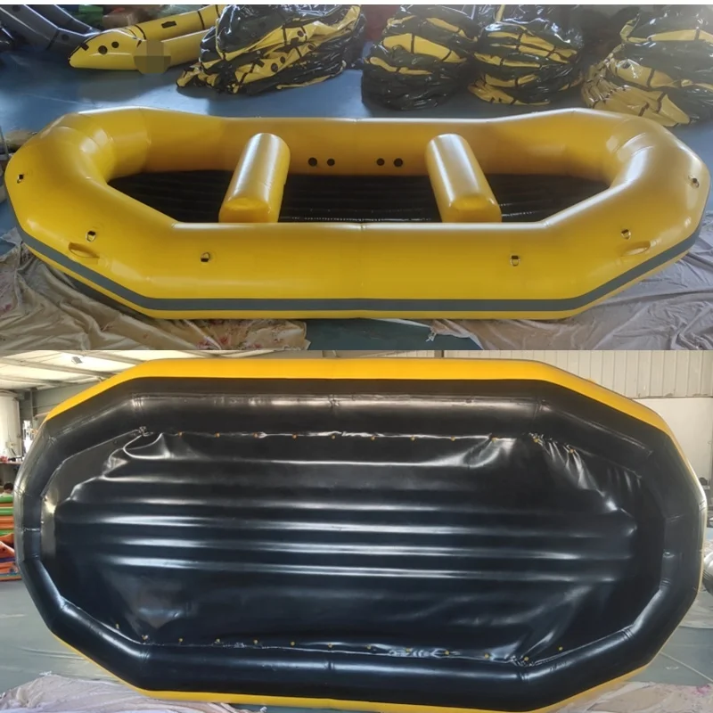 Образец принимается поставка с завода в Китае белая рафтинговая лодка надувная для