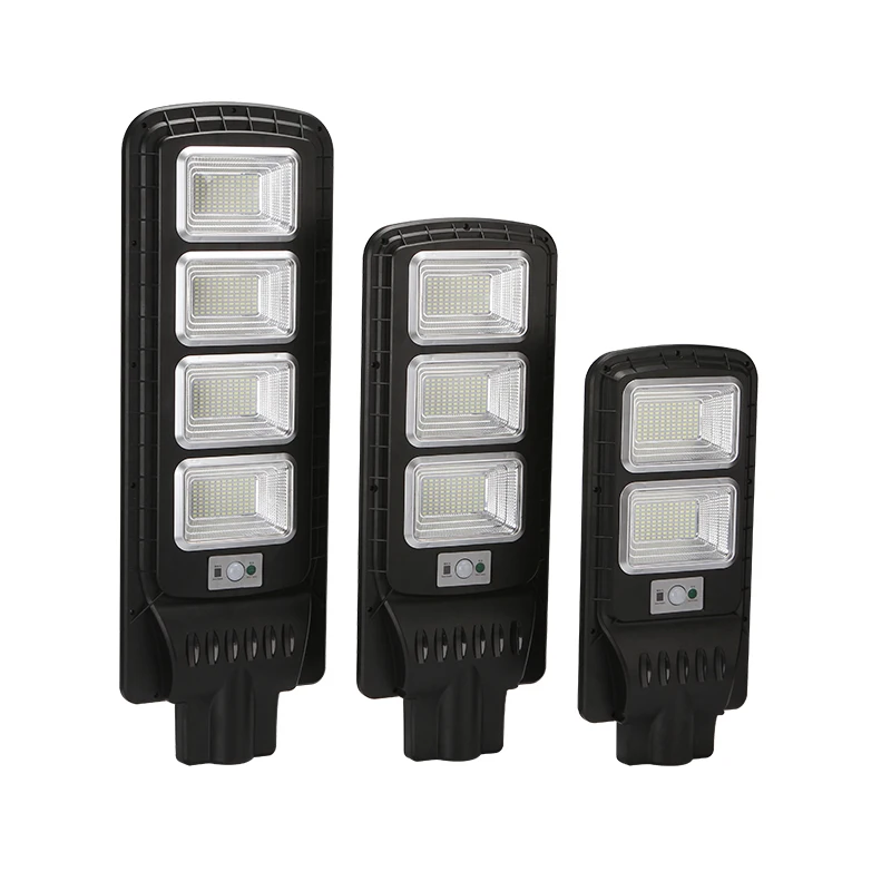 Remote Control Solar Street Light Ip65 100w 200w 300w Integrated All In One Solar Light Outdoor Street