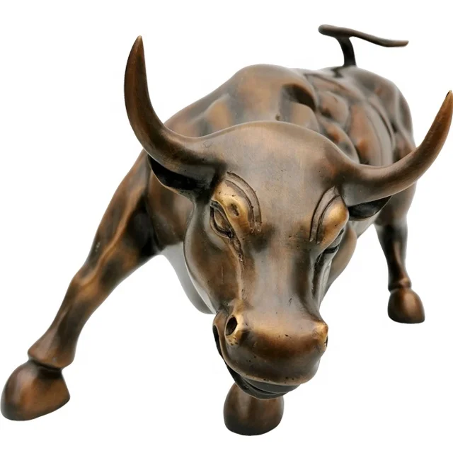 Bronze statue Life size bull sculpture Customized bronze bull