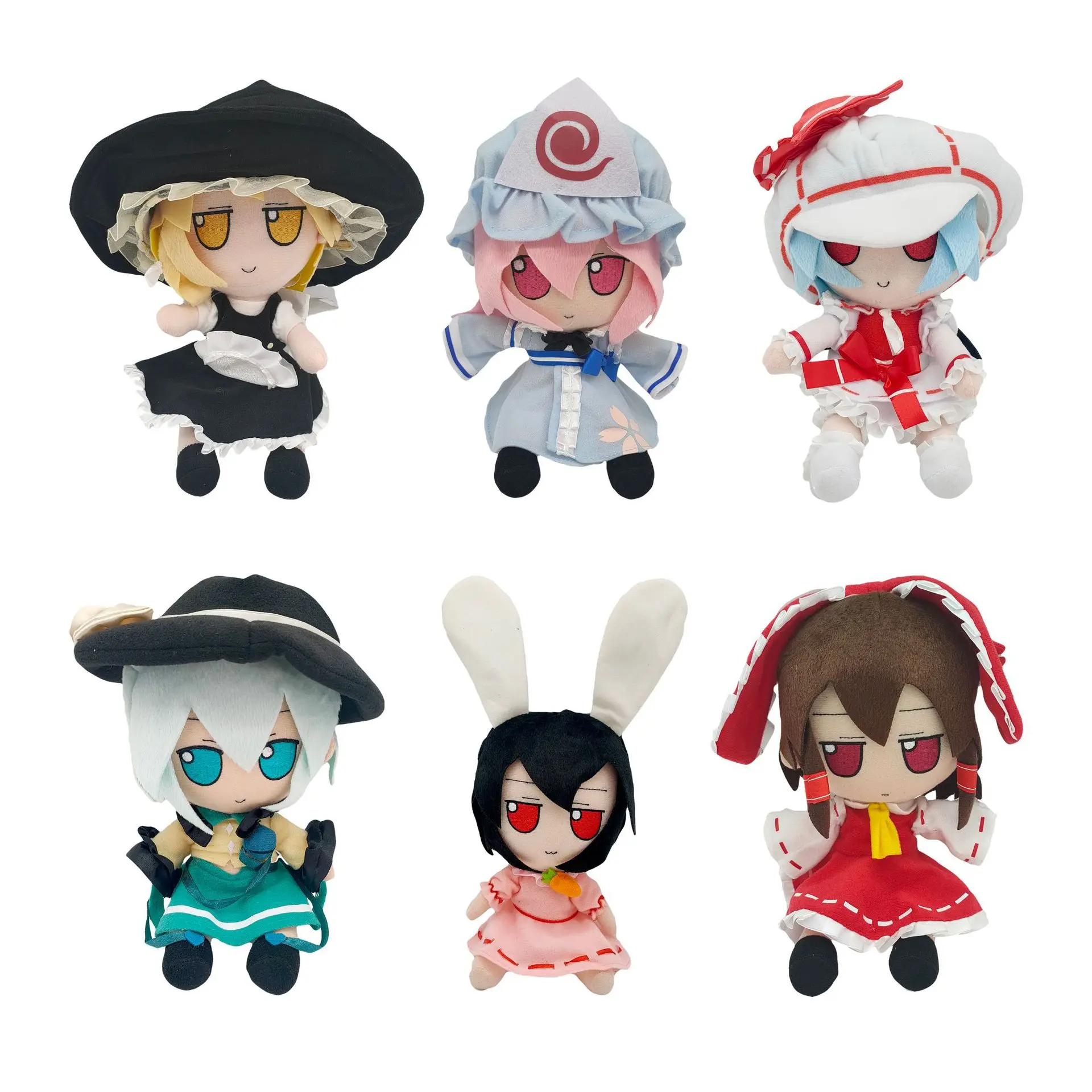 Плюшевые куклы Hakurei Reimu аниме плюшевые игрушки Koishi Marisa Косплей Мультяшные для детей подарок