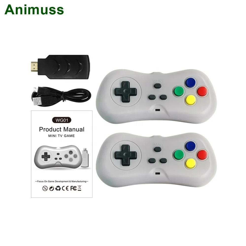 2019 new products 2.4G Wireless Game Dongle Built in 200 Games HD Wireless Console For Play Retro Games Support hd mi Output