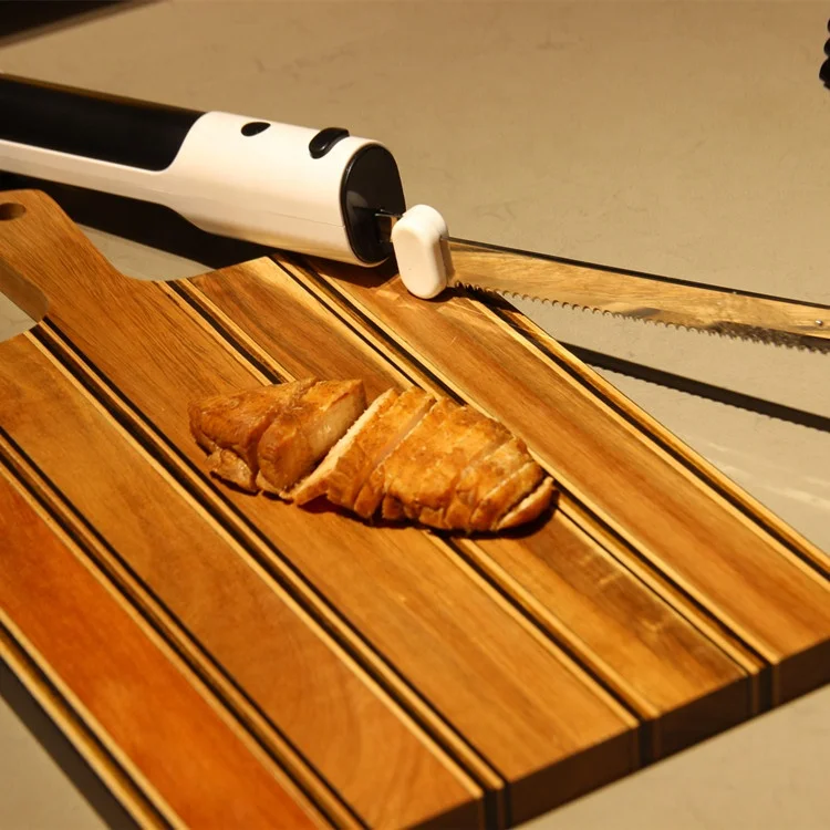 Cordless rechargeable Li battery Electric knife Electric cutting knife for meat cutting kitchen knife