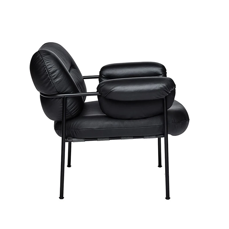 Nordic Pu Leather Fancy Living Room Accent Leisure Chair For Restaurants Dining Hotel Lounge And Coffee Shop