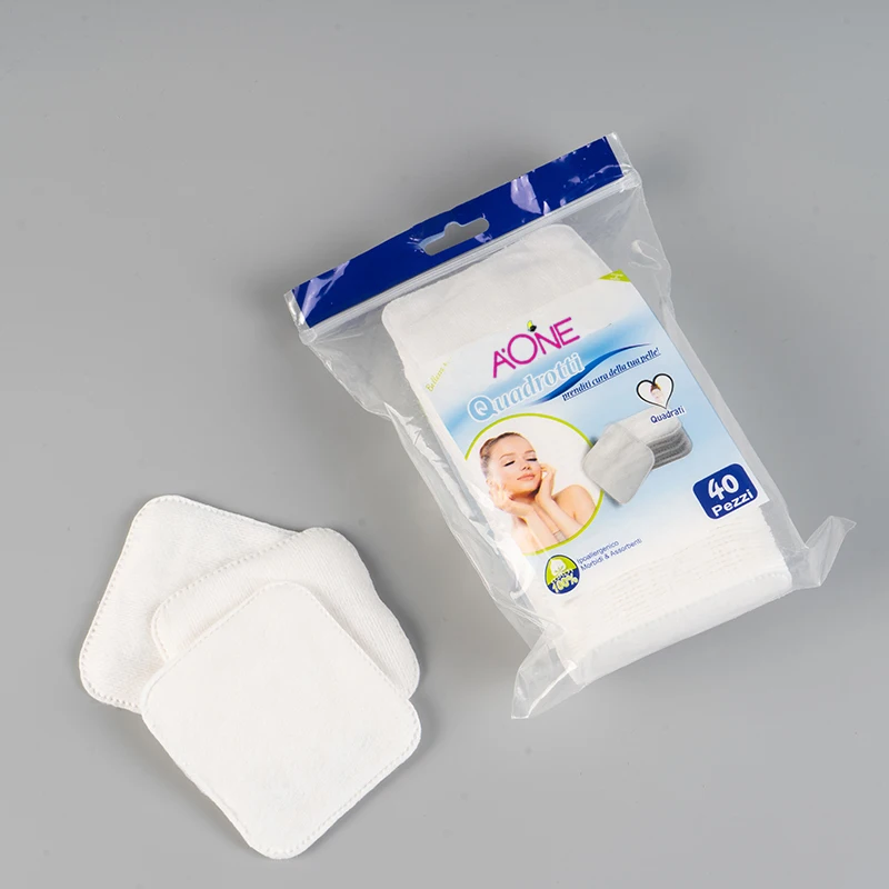40pcs Square Cotton Pads Cosmetic Makeup Remover personal care Cotton Pads