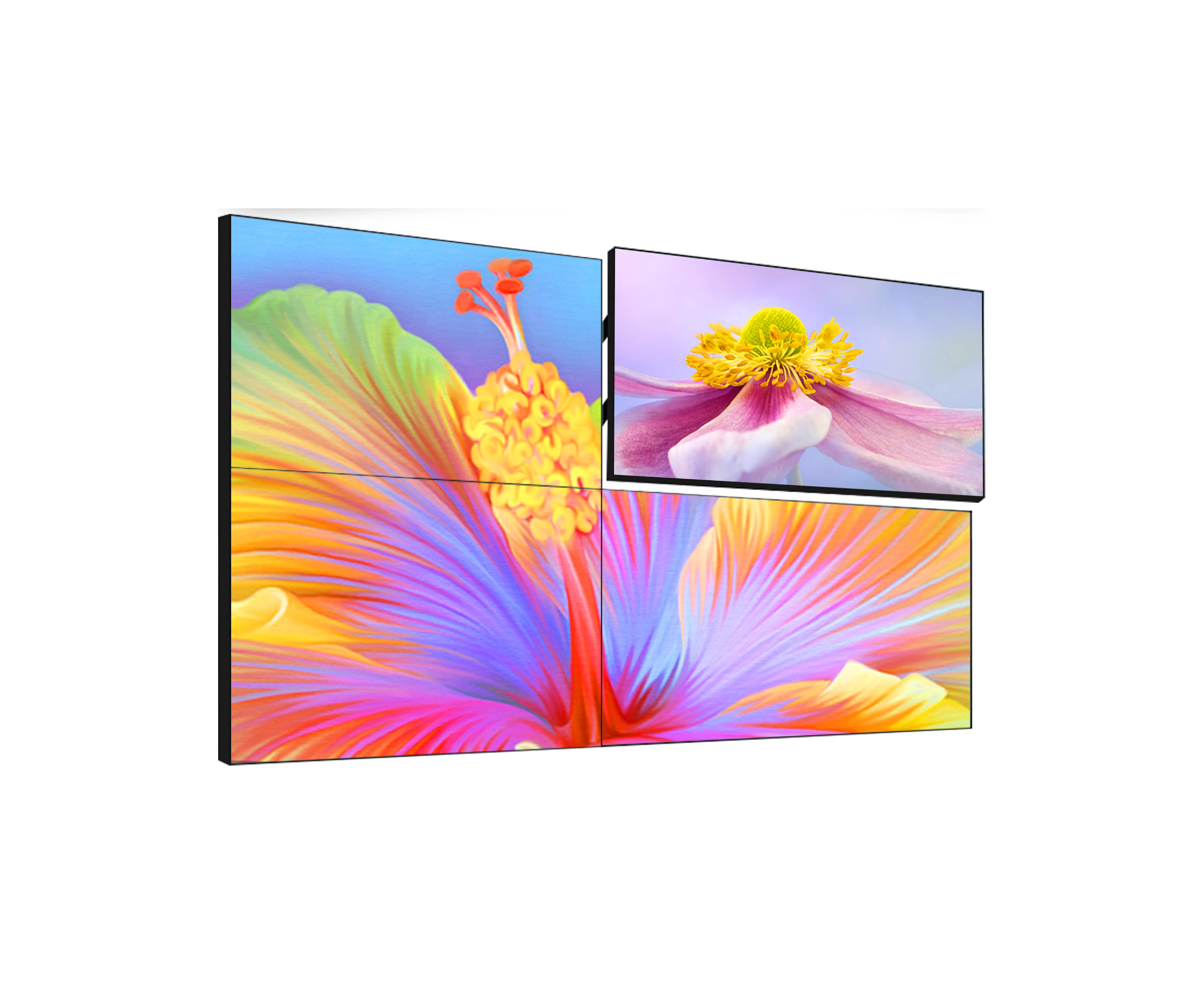 Customized cabinet base large splicing display extremely narrow seam high-definition monitoring traffic center institution