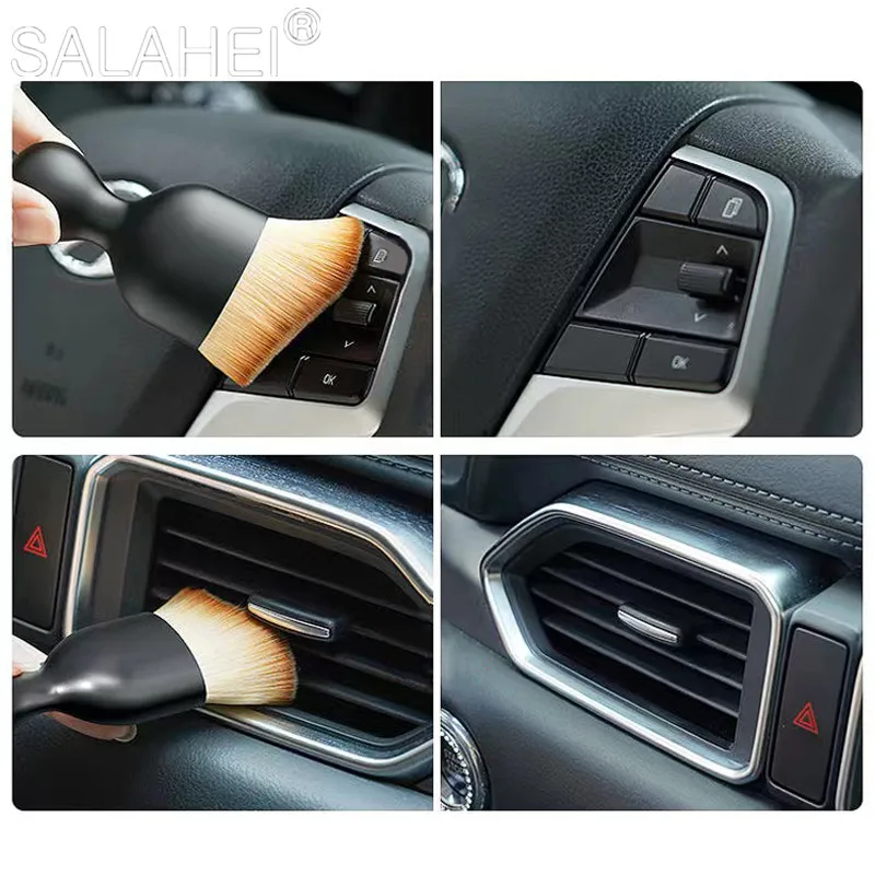 Car Interior Cleaning Tools Air Conditioner Keyboard Detailing Brush Auto Cleaning Dust Brush