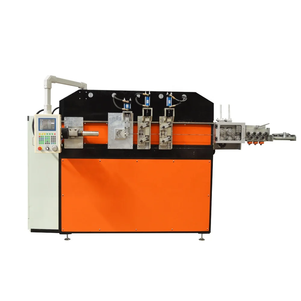 The newest design automatic paint roller making machine with 2d wire bending