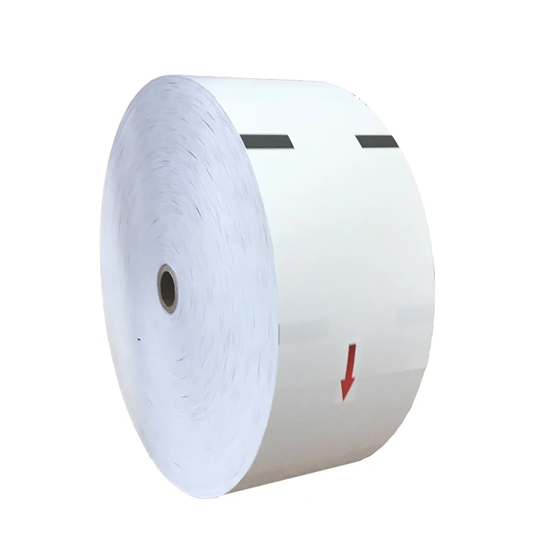 pre-print ATM thermal bank receipt till rolls for NCR machine