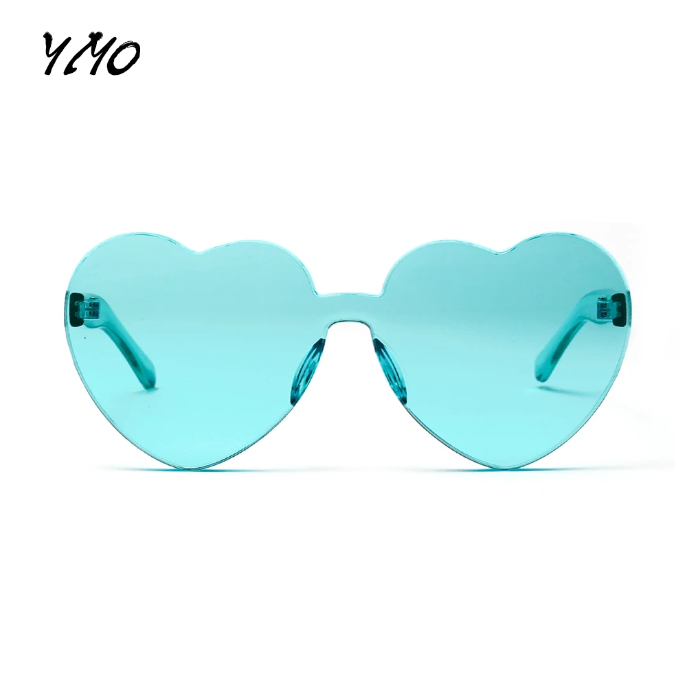 Trendy Heart Sunglasses Women Brand Designer New Fashion Cute Sexy Retro Vintage Colors Sun Glasses
