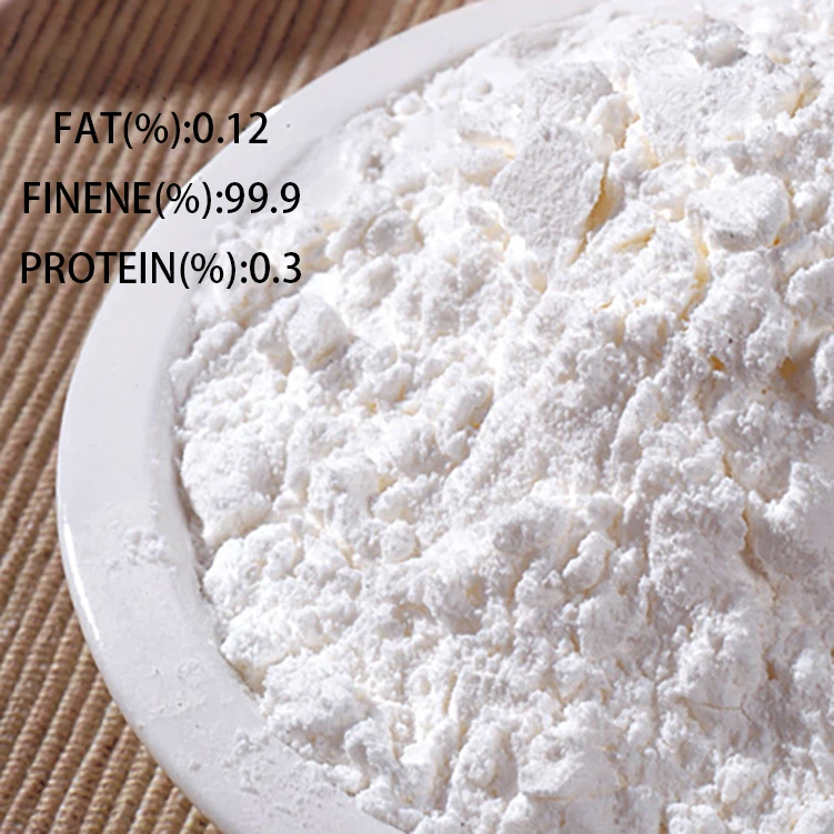 HALAL Corn Starch Powder Flour Natural Taste Ingredients Modified Bulk Box Packaging Bag Starch Food