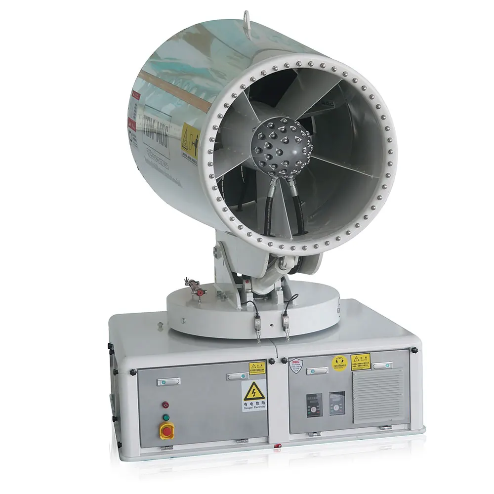 Shandong huali supply environmentally fog cannon dust suppression 60m best quality China sprayer with remote controller