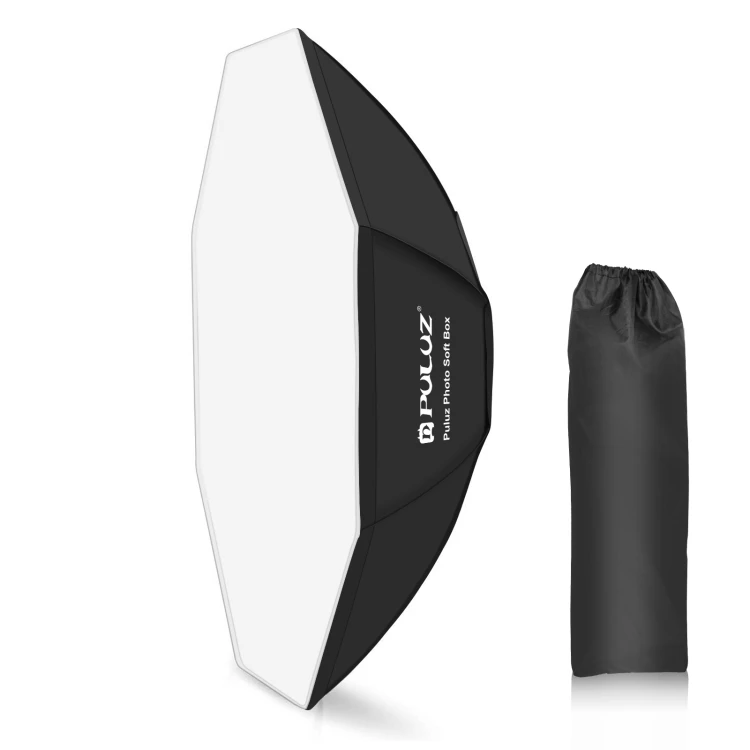 Original Factory Price PULUZ 95cm Speedlite Flash Octagon Parabolic Softbox Bowens Mount Diffuser Photography Backdrop