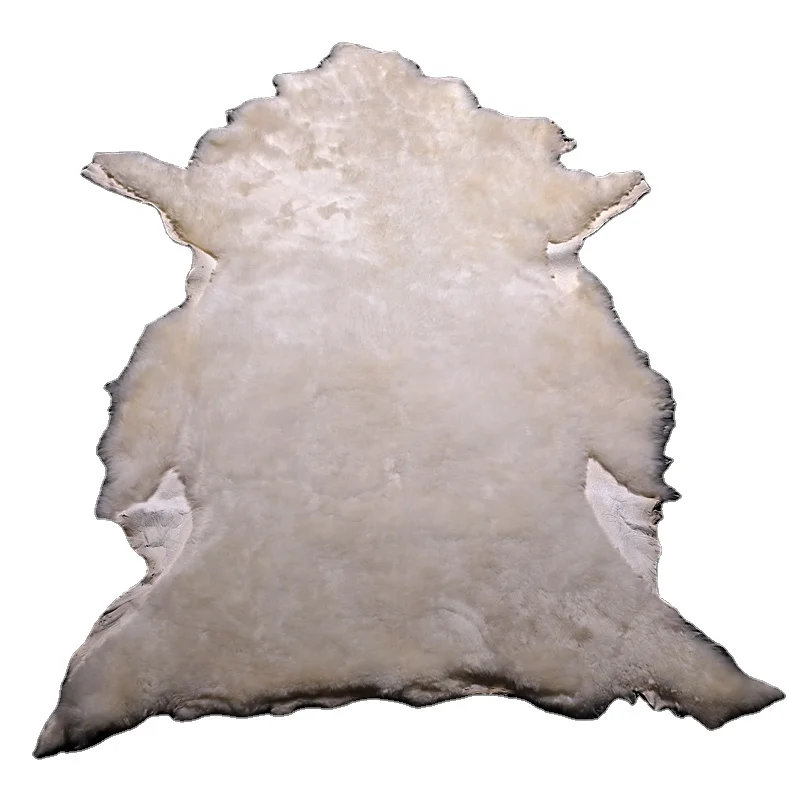 China factory wholesale Australian real sheepskin sheared straight wool shearling sheepskin for garment