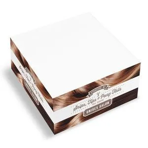 Customized Wooden Mini Pallet Block With Sticky Notes Pads Holder Paper 3D Memo Pad Cube Refill Blocks