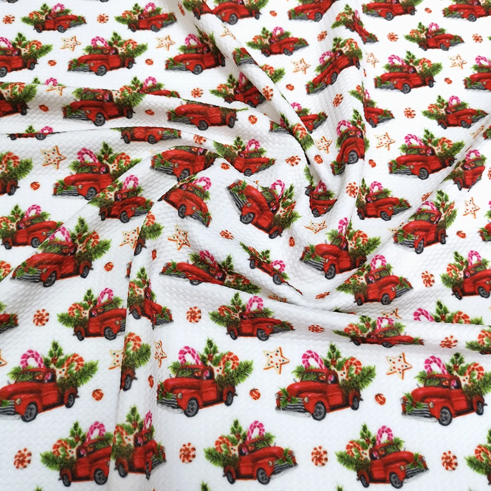 Без MOQ Популярная оптовая продажа и индивидуальная печать 4-сторонняя текстурированная ткань для пули из Ливерпуля на дворе головных бантов волос