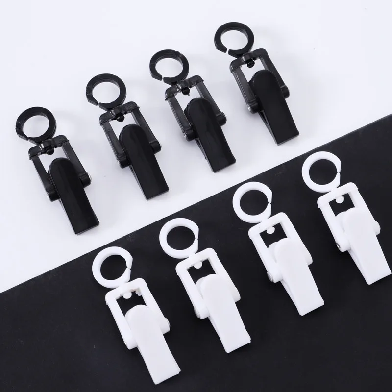 48*15mm black and white Multi-Function Household hat Laundry Hanger Curtains Clip hooks