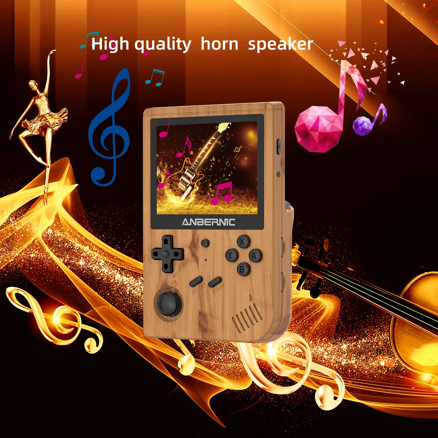 
2021 Hottest 3.5 inch rg351v wifi game console handheld charge anbernic handheld game player 
