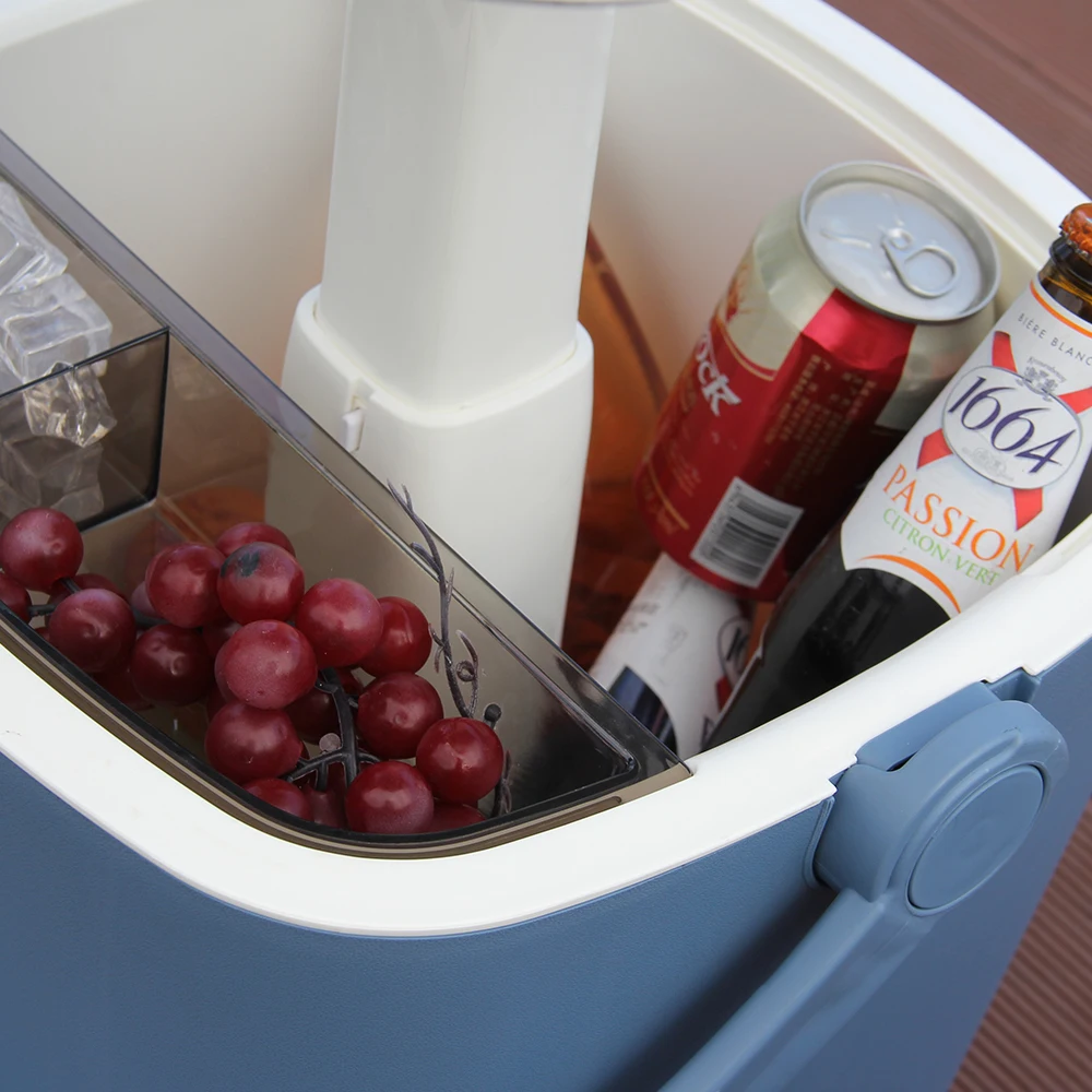 Patio Ice Cooler Portable Outdoor Garden Beach Drinks Bar
