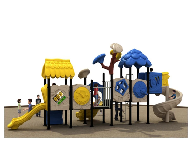 cheap kids amusement park outdoor toys playground equipment big outdoor slide big slider out door play ground
