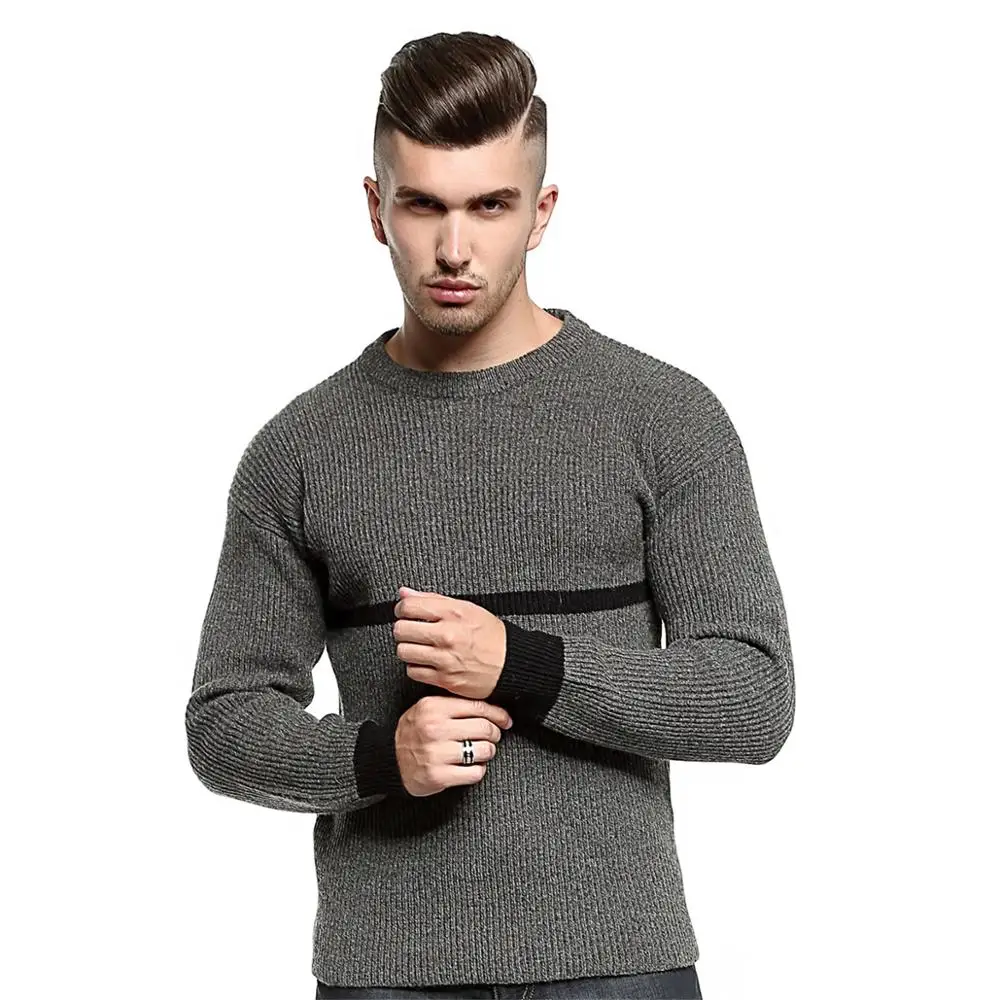 Sweden Antique Man Amry Tactical MILITARY UNIFORM 100% Wool Military Sweater Round Neck Winter Pullover