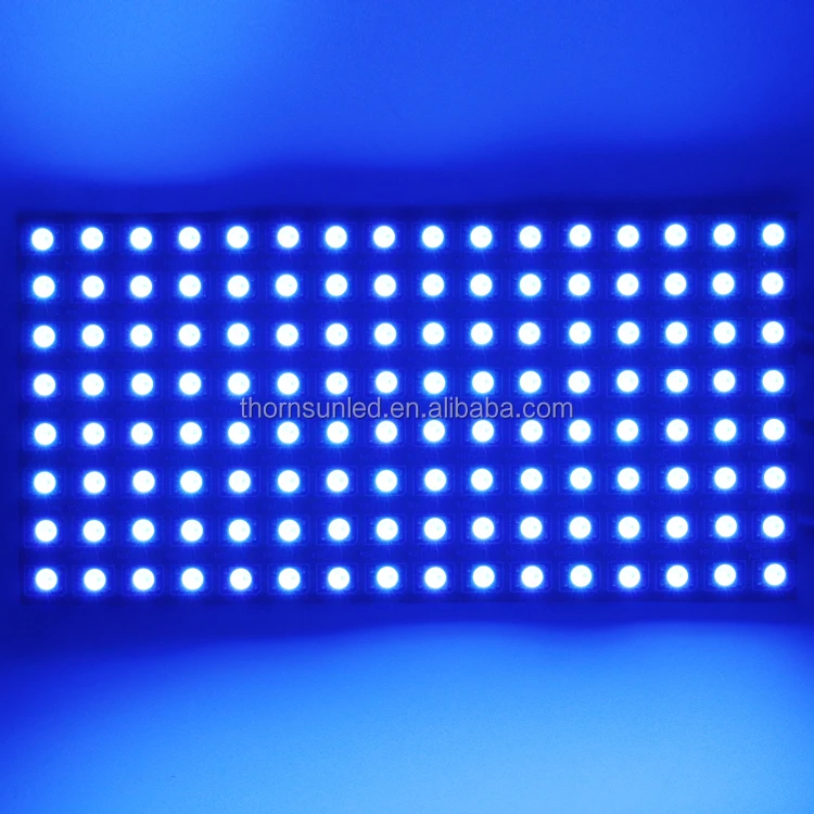 
drop ship rgb ws2812b 8*16 128leds programmable led dot matrix ws2812b digital display 