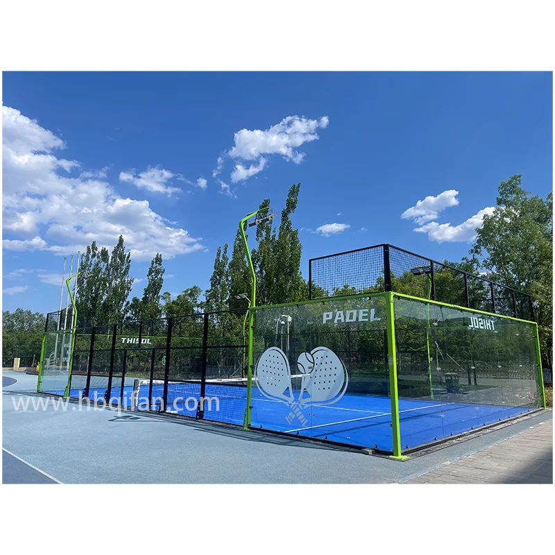 New arrival Luxury Panoramic Professional  Padel court Supplier Outdoor Indoor Paddle Tennis Price